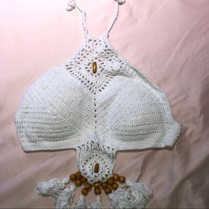 Crochet Bikini With Beads M